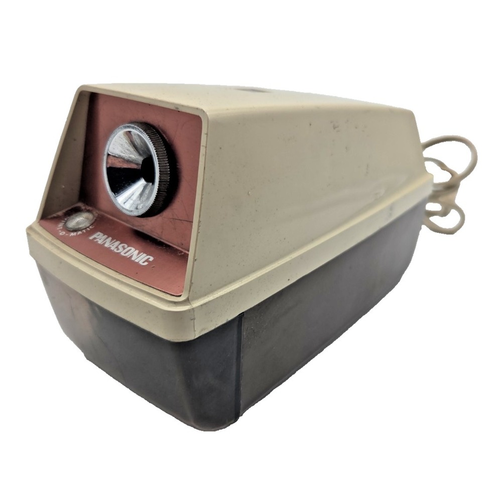 Vintage Panasonic Electric Pencil Sharpener KP-8A Point O Matic Tested & Working